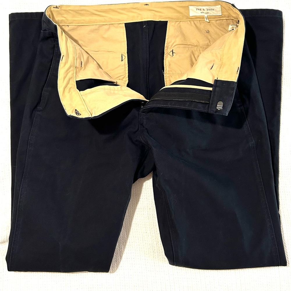 rag & bone navy blue pant
